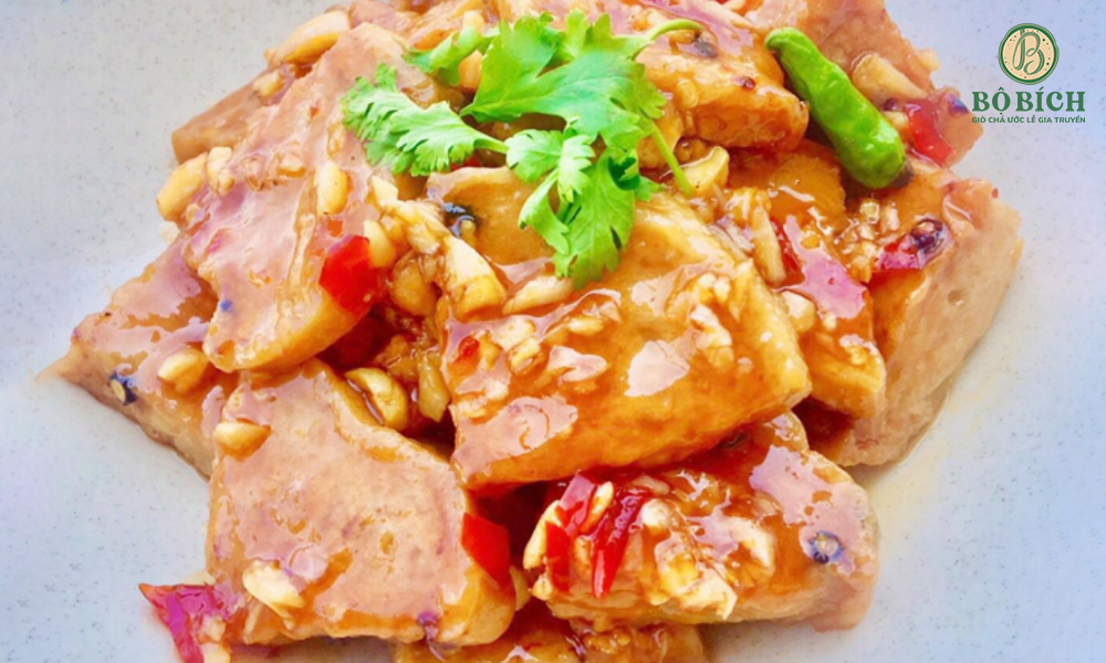 Chả lụa chiên ngon