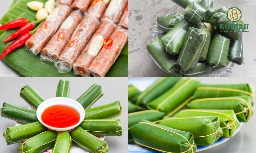 Thưởng thức nem chua