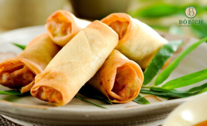 Bánh tráng cuốn chả giò