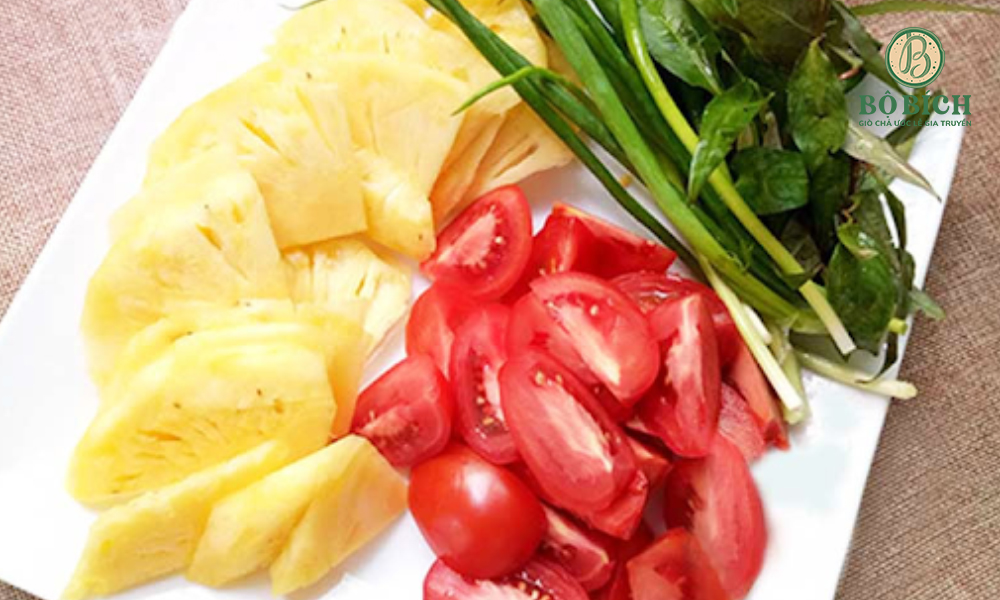 Sơ chế các nguyên liệu khác