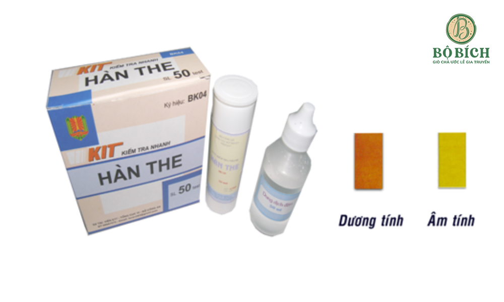 Kit test kiểm tra hàn the