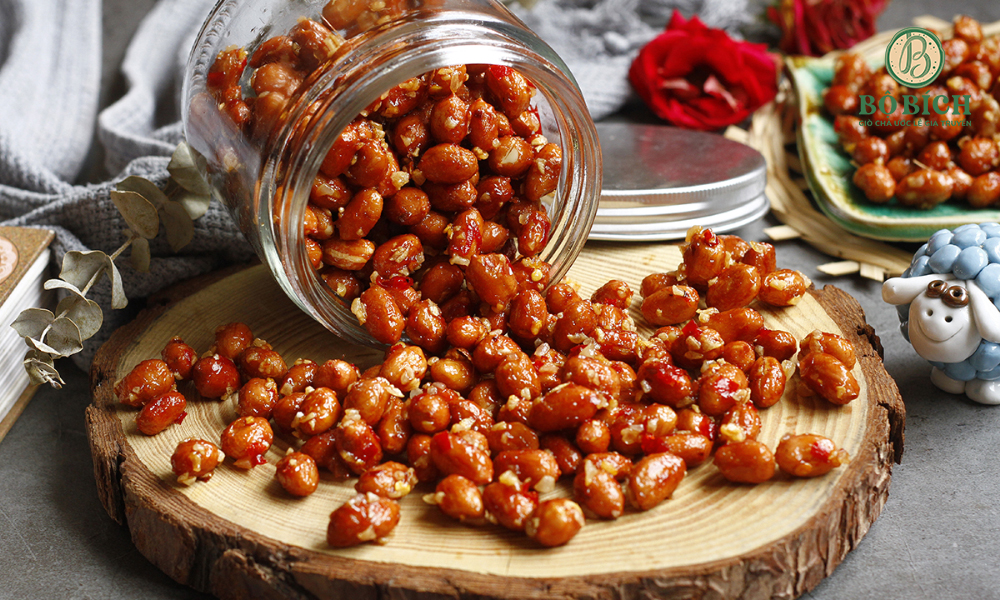 Đậu phộng rang tỏi ớt